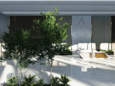 Atlantis Lobby Interior Design 3D model