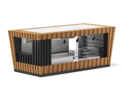 Mall Stall 3D Model 3D model