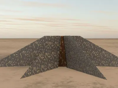 Sci fi Building 3D model