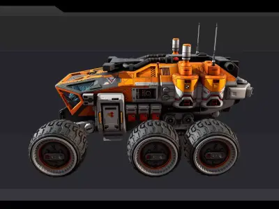 MARS Missions Pack Low-poly 3D model