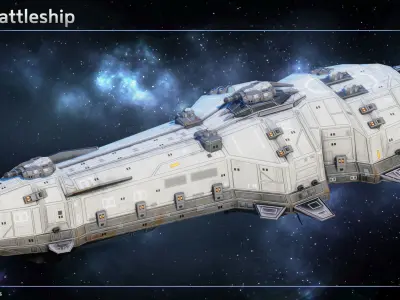 Spaceship Fleet I Collection 3D Model Pack