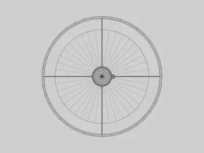 Bedside Table Lamp Free 3D model