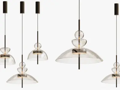 Maytoni Bangkok pendant lamp 3D model