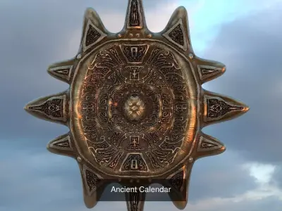 Aztec Stone Collection 3D Model Pack