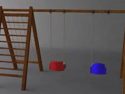 Swing Set 3D model