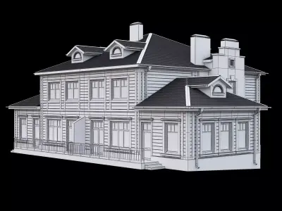 Cottage house 3D model