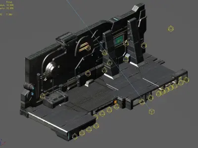 Machinery - Wall 02 3D model