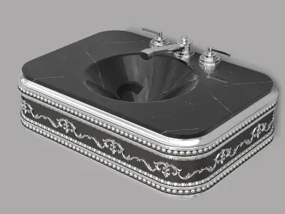 Classic Wash Basin 7 3D model