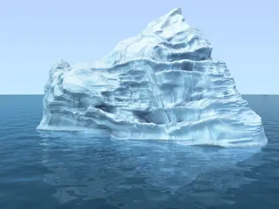 Iceberg 2 on sky 3D model