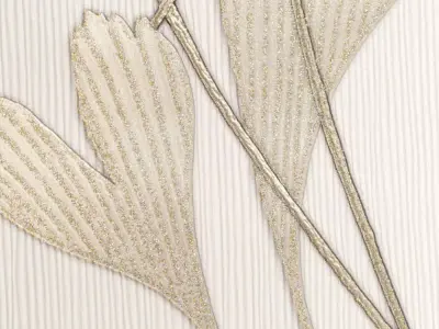 Ginkgo Gold Botanical Wallpaper  Texture