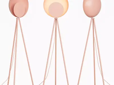 Floor lamp with diffuser Houseof 3D model