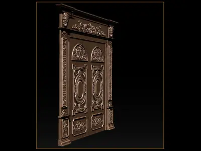 3D STL Models CNC Router - door 3D print model 3D print model