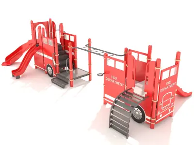 Kids Playground -  Fire Department Theme 3D model