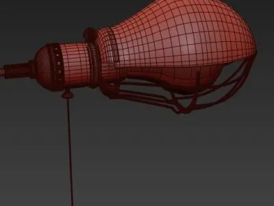 Steampunk Extension Pole Bra 3D model