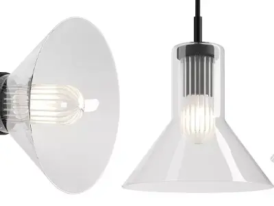 Ext peacock bathroom lights 3D Model Pack