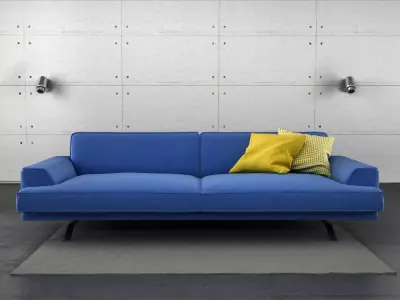 Slab Sofa 220  225 3D model