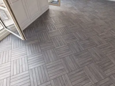 Herringbone parquet 35 WITHOUT PLUGINS 3D model