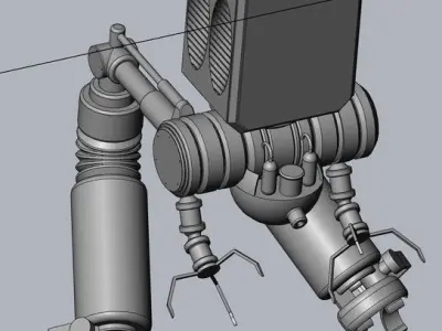 NieR Automata Pod 042 Model Work In Progress 3D print model