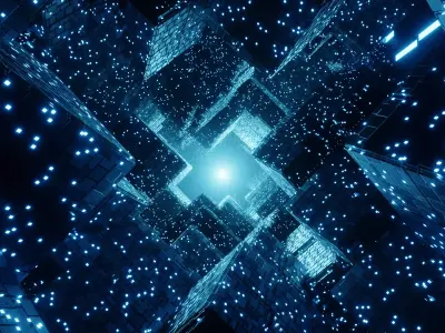 space  Low-poly 3D model