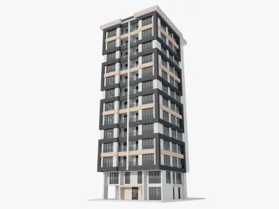 Residential Apartment Building 3 3D model