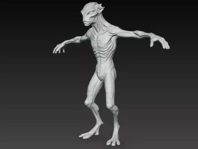  Alien Monster Skreep  3D model