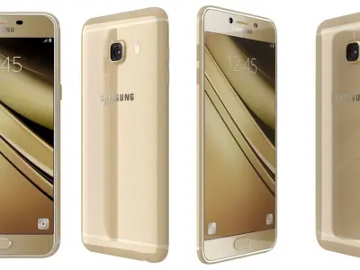 Samsung Galaxy C5 Gold 3D model
