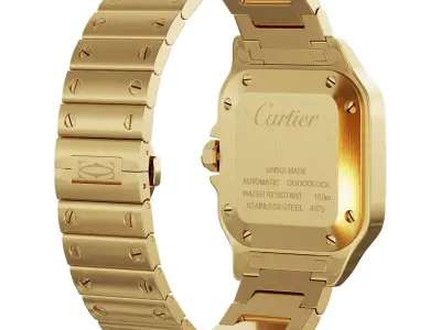 Santos watch 3D model