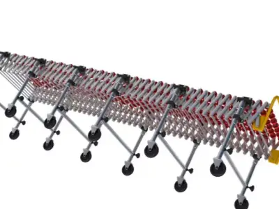 Folding Telescopic Roller 3D model