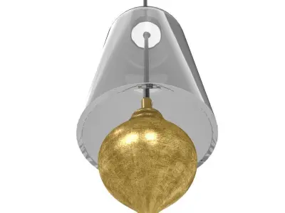 Ghanta suspension lamp  by space lighting 3D model