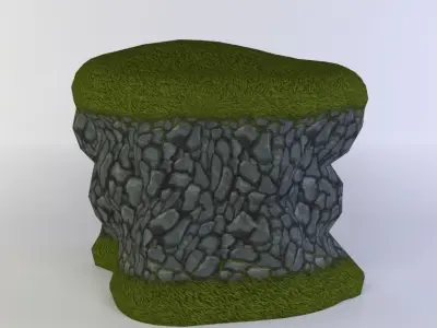 Earth platform Low-poly 3D model buy
