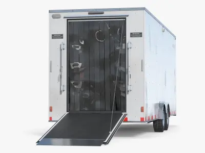  Mobile Morgue Trailer Carrier Cooled Kubota Powered with Interior 