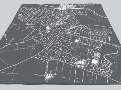 Cityscape Rayleigh United Kingdom 3D model