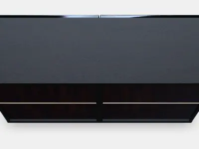 BESTA Shelf unit with doors 3 Low-poly 3D model