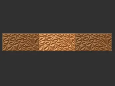 wall texture design repeating 3D model