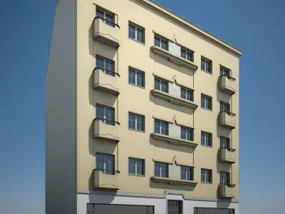 Apartment Building 19 3D model
