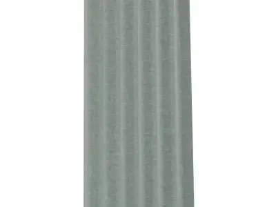 Ashbery Window Curtain Panel Low-poly 3D model