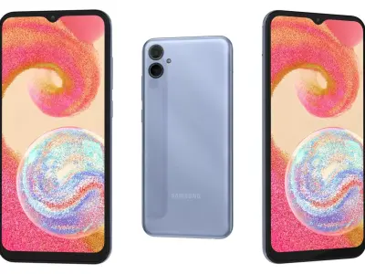 Samsung Galaxy A04e Light Blue 3D model