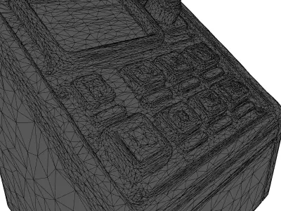 SciFi Control Panel LowPoly Low-poly 3D model