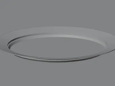 Silver Plate Free 3D model