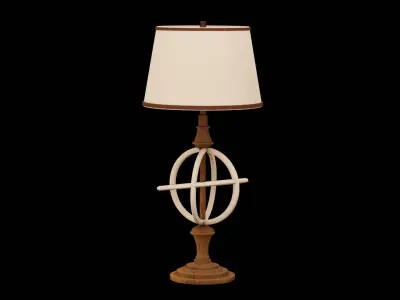 Bed Side Lamp  Low-poly 3D model