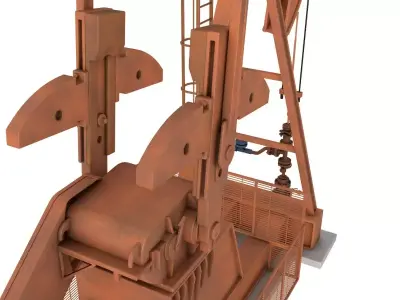 Oil Pump Jack 3D model
