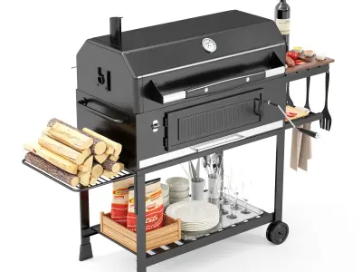 Barbecue 17 3D model