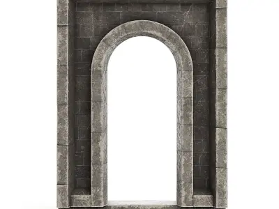 Dungeon Wall Entrance 3D model