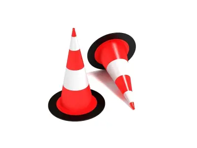 Traffic Cones  3D model