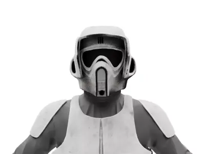 Scout Trooper - Star Wars Low-poly 3D model