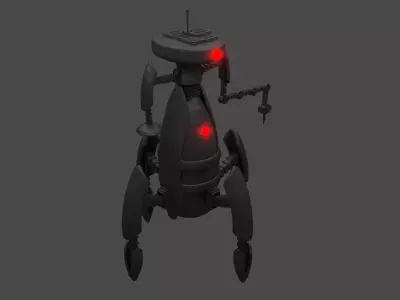 Research Robot 3D model