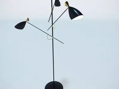 Modern Classic Designer Control Brand Duke Floor Lamp 3D model