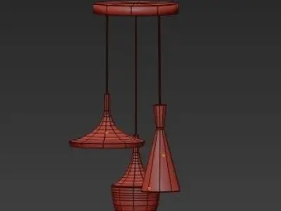 Untitled pendant lamp 3D model shop