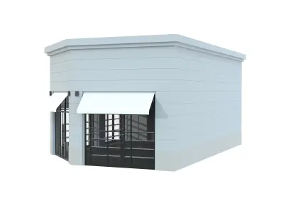 Cloth Shop Store Boutique Low-poly 3D model