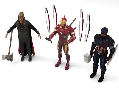 Avengers Endgame 3D model